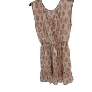 HOLLISTER Summer Dress Womens Floral Sleeveless Button Front Casual Dress S